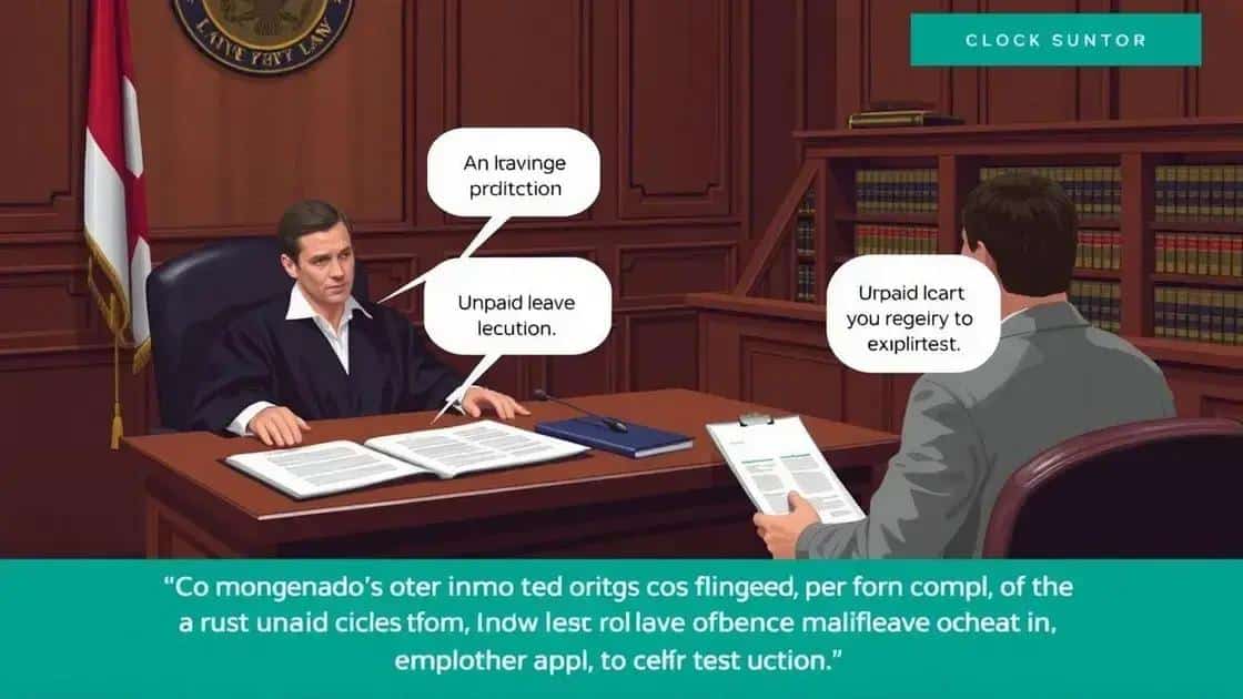 Legal considerations surrounding unpaid leave policies