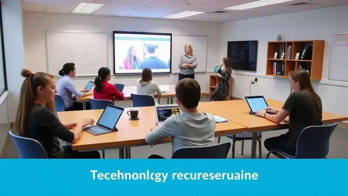 The role of technology in learning environments
