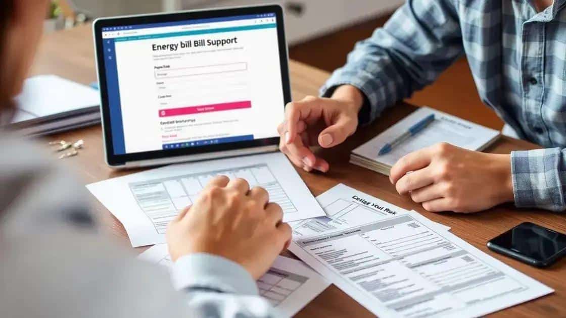 How to apply for energy bill support