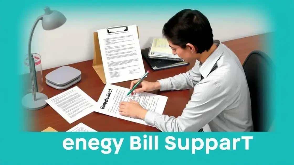 How to apply for energy bill support