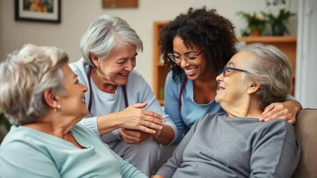 Place benefits for caregivers: enhancing their support