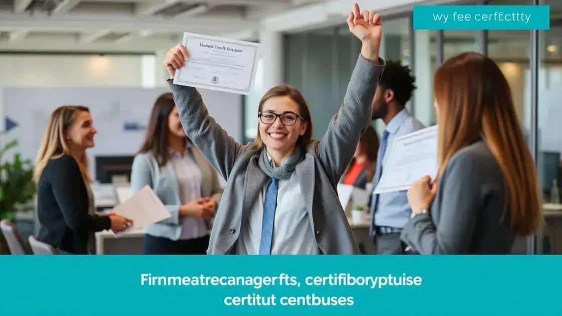 Benefits of obtaining financial management certifications