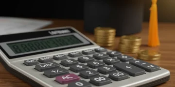 Calculator with student loan interest rates and financial planning for 2025
