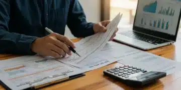 Smart tax planning for 2025, with organized documents and financial tools