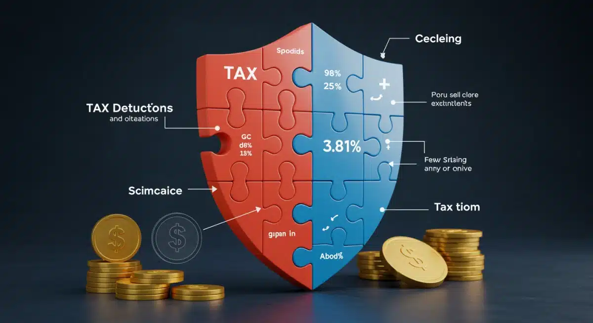Visualizing tax deductions and credits combining for maximum savings
