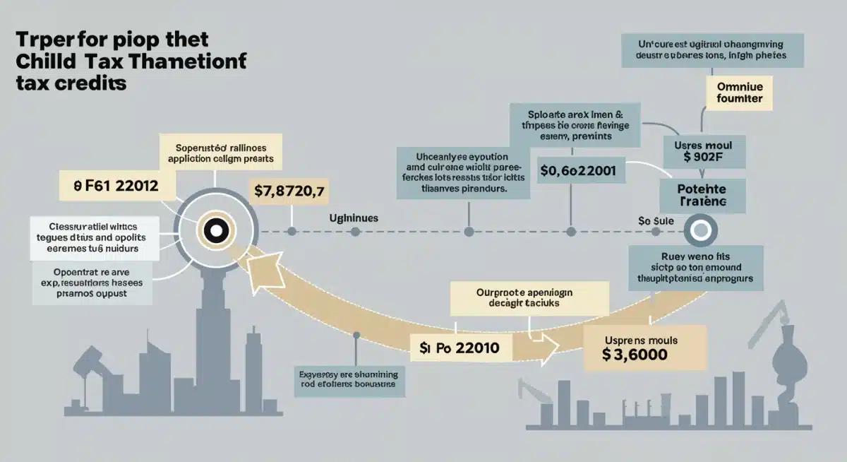 Infographic detailing Child Tax Credit 2026 timeline and financial benefits
