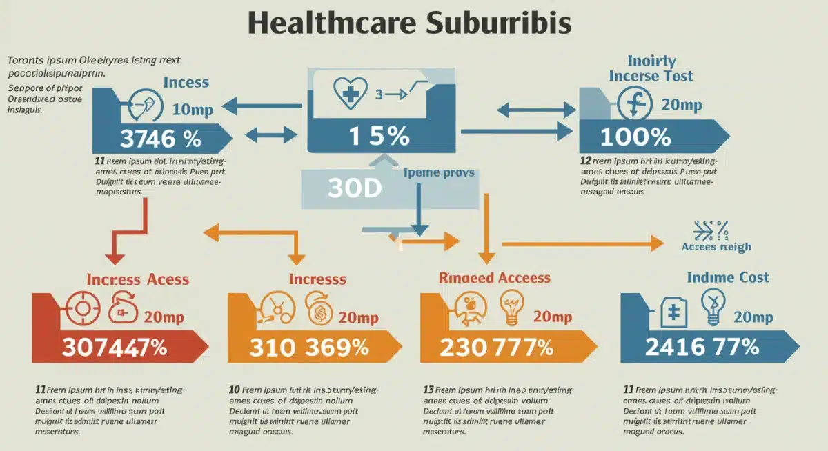 Infographic showing healthcare subsidy impact across income brackets on affordability.
