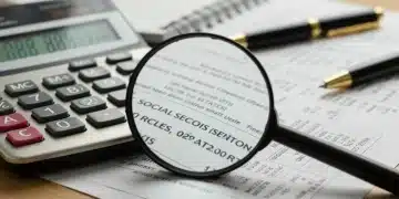 Calculator and Social Security statement symbolizing 2026 COLA analysis