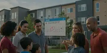 Families reviewing 2026 housing assistance program deadlines on a digital calendar