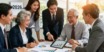 Group discussing 2026 retirement contribution strategies