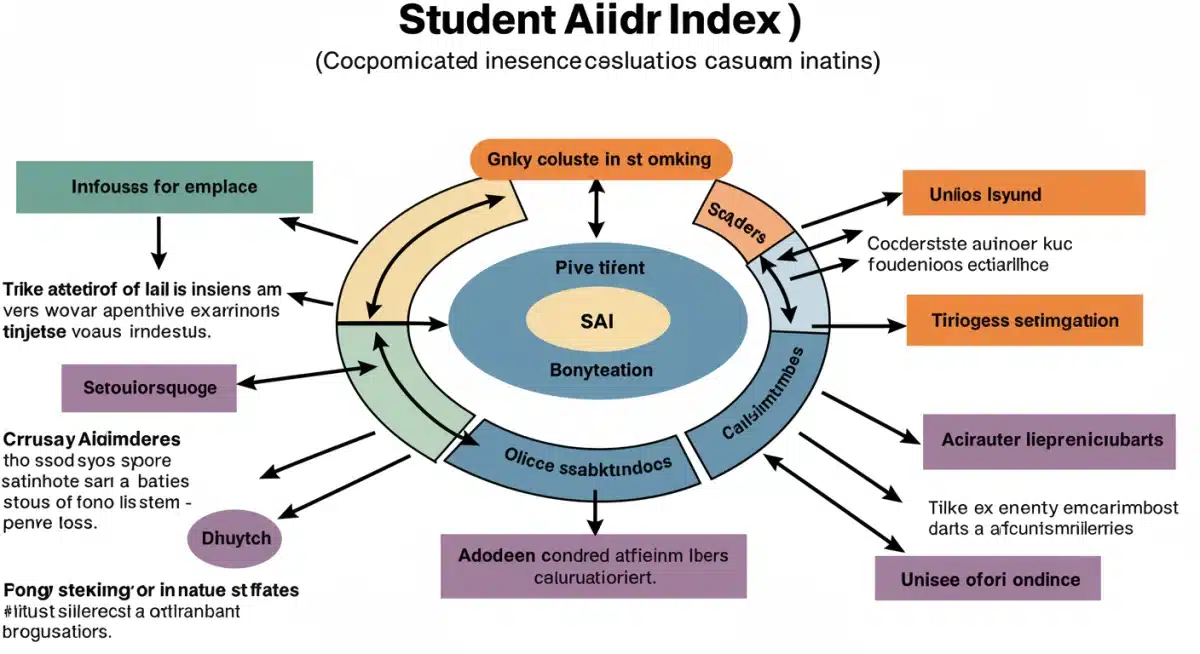 Infographic explaining Student Aid Index SAI calculation