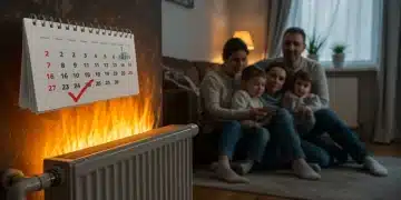 Family staying warm at home with LIHEAP assistance