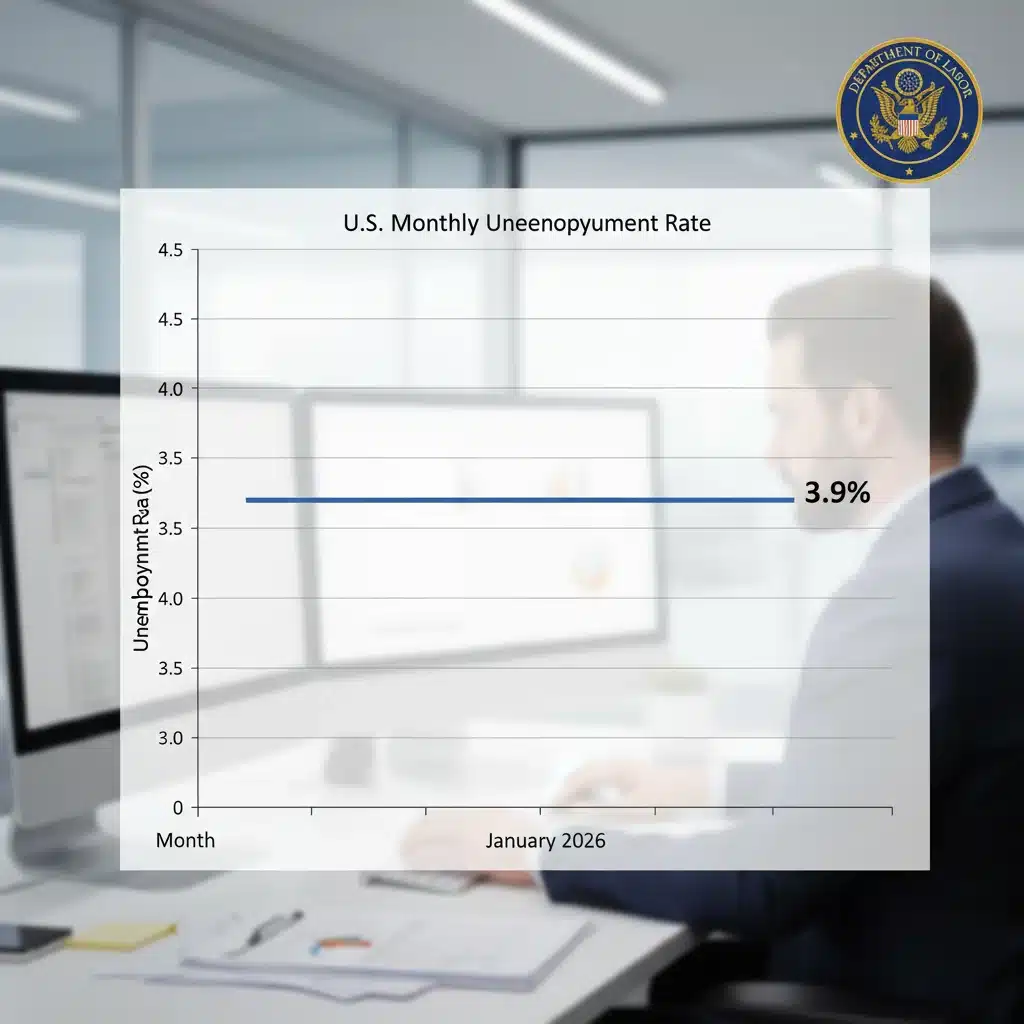 January 2026 Unemployment: National Rate Holds Steady at 3.9%