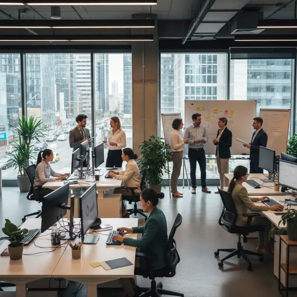 Professionals working in a stable job market environment