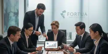 Financial professionals discussing 2026 tax code changes on tablets
