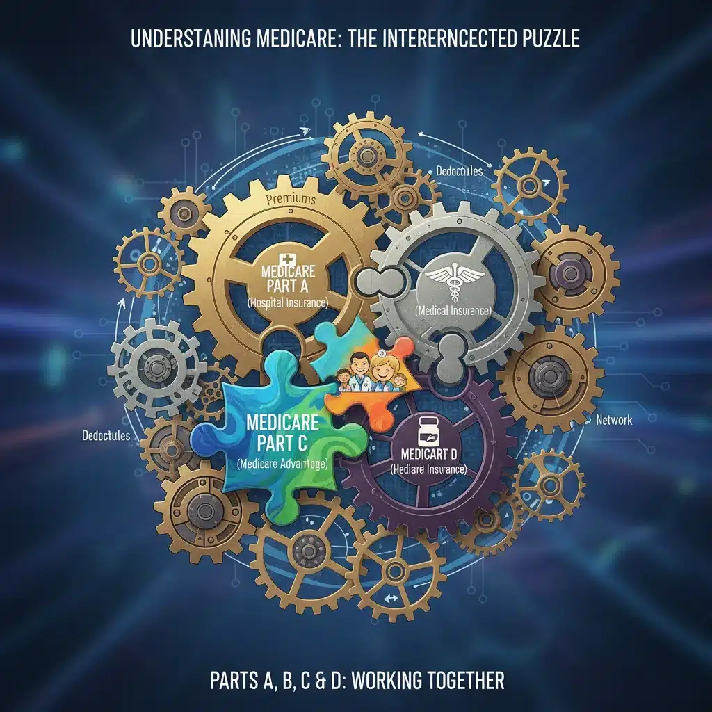 Medicare parts and plans working together