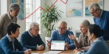 Seniors discussing Medicare premium adjustments 2026